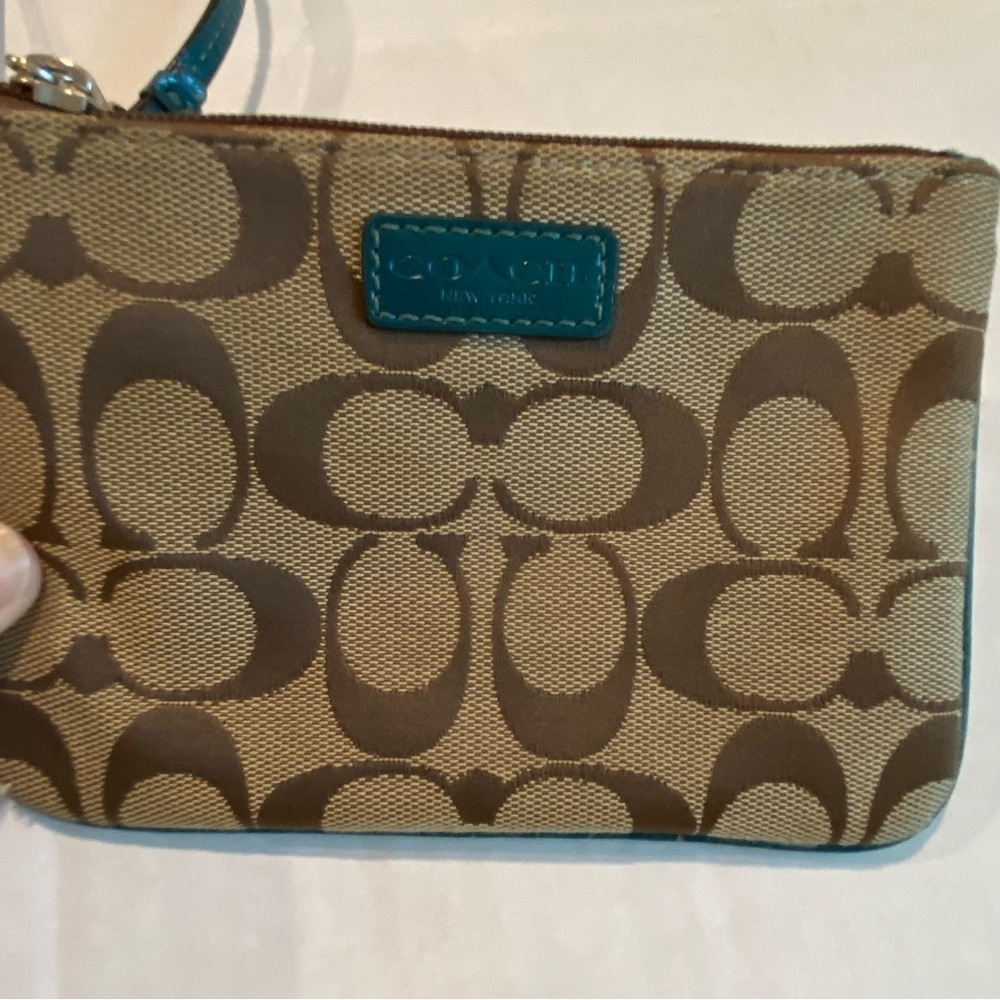 Coach Wristlet Signature Classic C Pattern - image 8